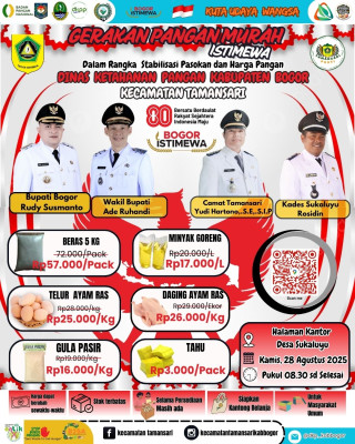 GERAKAN PANGAN MURAH KECAMATAN TAMANSARI