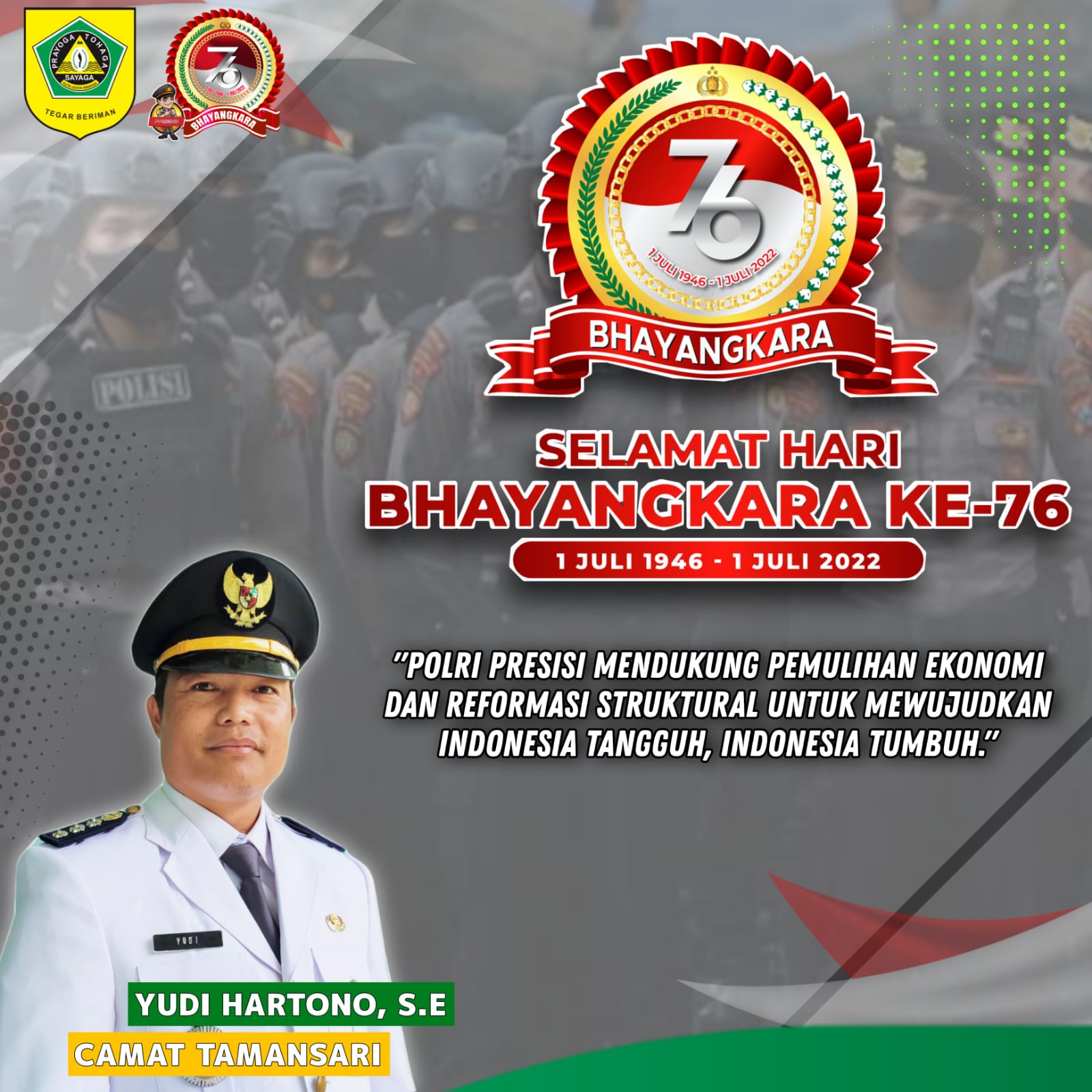 Selamat Hari Bhayangkara ke-76