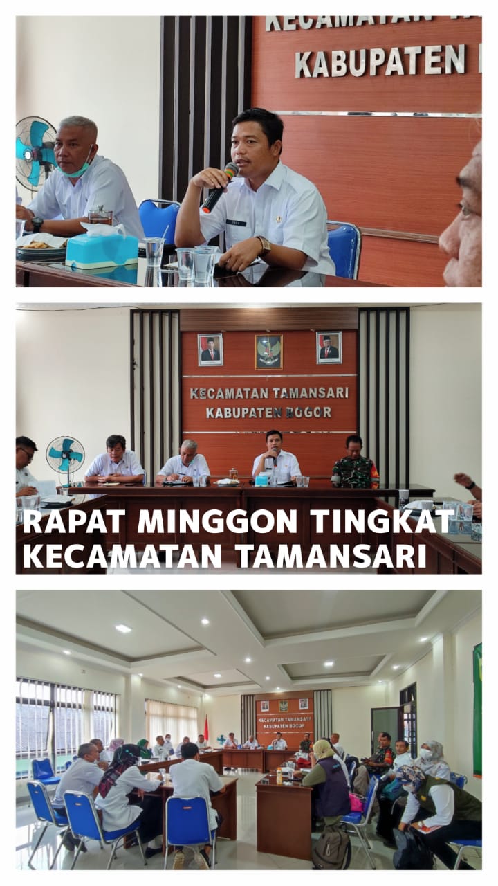 Rapat Minggon Bulan Juni tingkat Kecamatan Tamansari