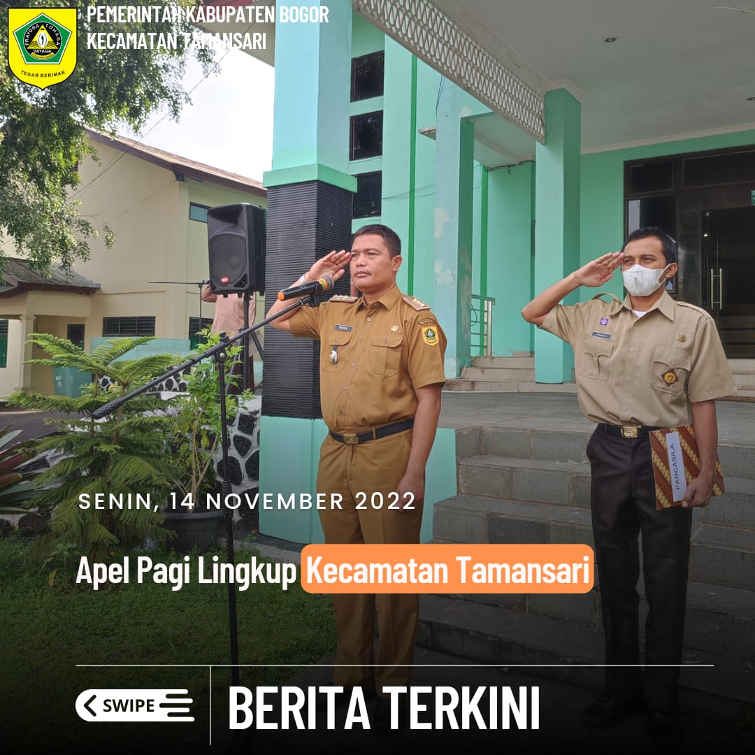 Pemerintah Kecamatan Tamansari Melaksanakan Apel Pagi Rutin Lingkup Kecamatan Tamansari, Apel Pagi Dipimpin Langsung Oleh Camat Tamansari (YUDI HARTONO, S.E., S.IP) . Camat Tamansari Memberikan Arahan Kepada Seluruh Pegawai Agar Selalu Mengikuti Apel Pagi