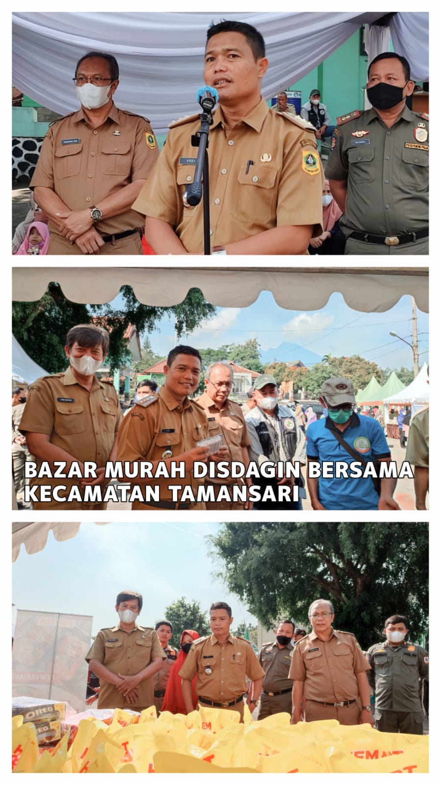 Bazaar Murah Disdagin bersama Kecamatan Tamansari