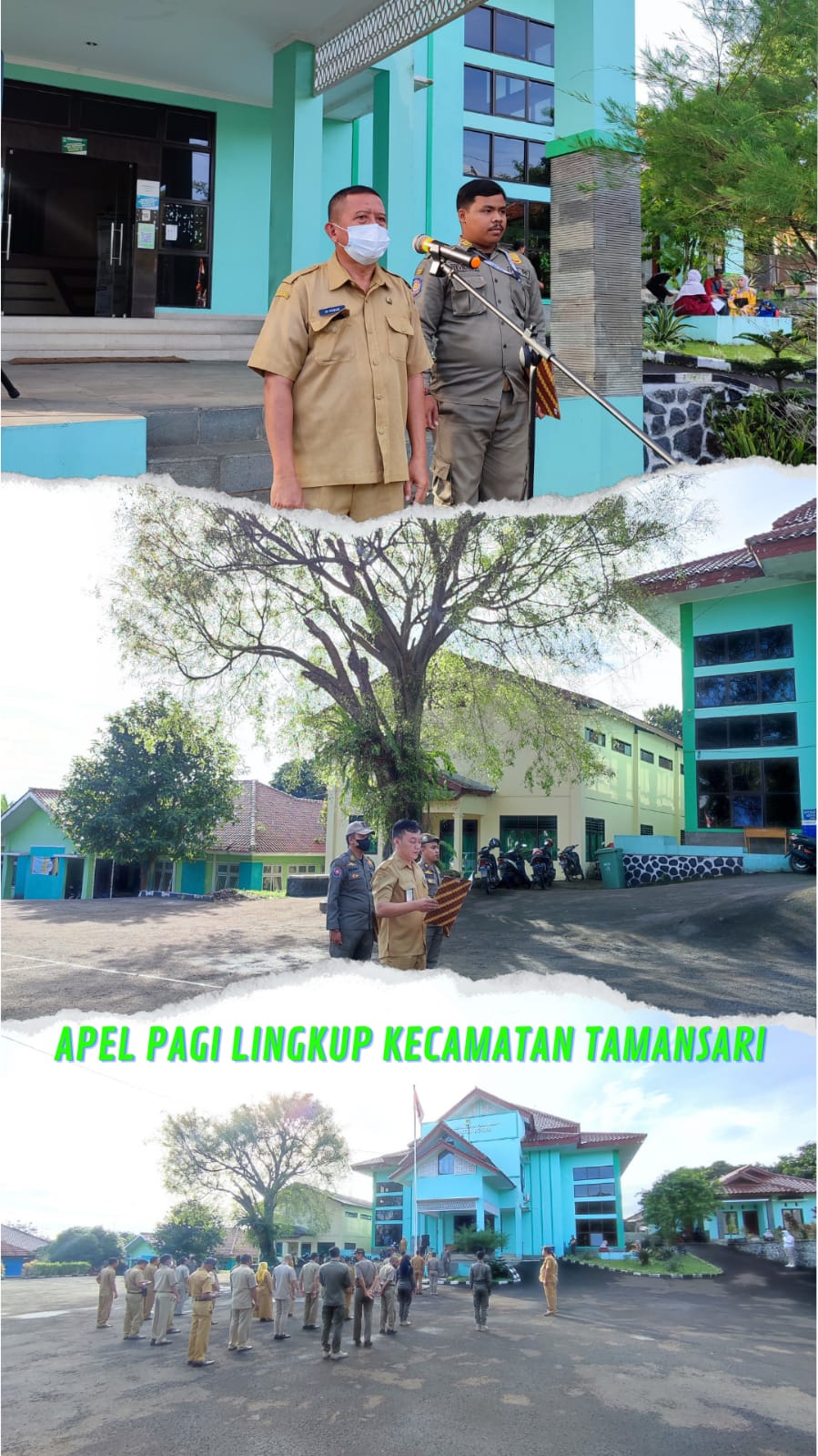 Apel Pagi pegawai lingkup kecamatan Tamansari