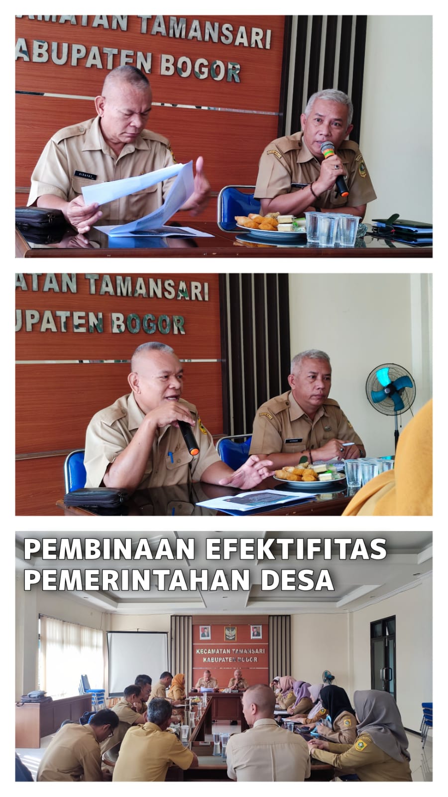 Pembinaan Efektifitas Pemerintah Desa se-kecamatan Tamansari