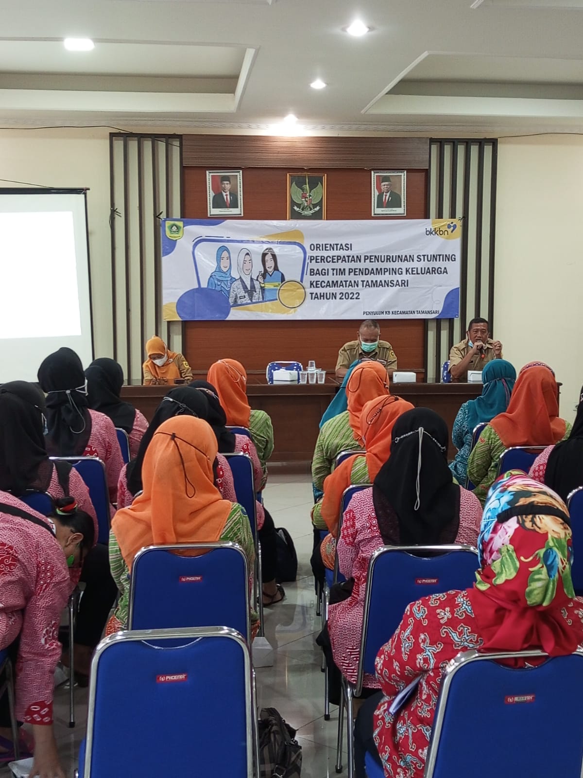 Orientasi Percepatan Penurunan Stunting bagi Tim Pendamping Keluarga Kecamatan Tamansari Tahun 2022