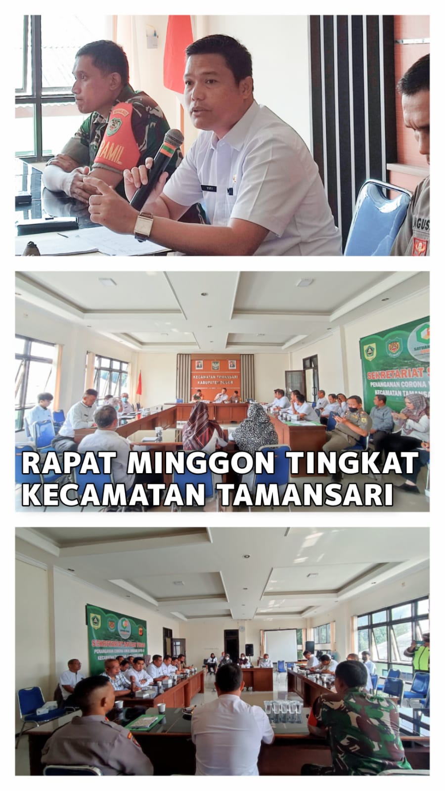 Rapat Minggon Tingkat Kecamatan Tamansari