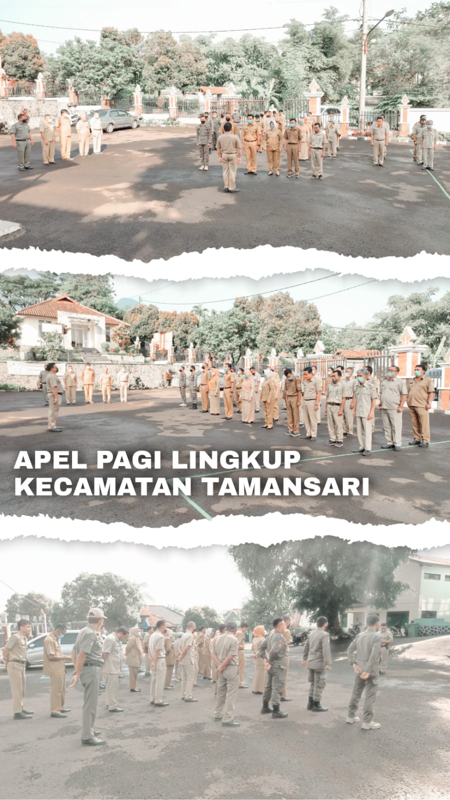 Apel Pagi Pegawai Kecamatan Tamansari