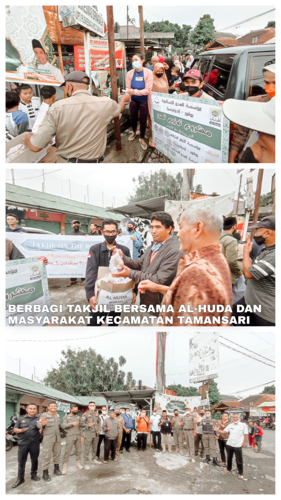 Berbagi Takjil Bersama Al-Huda & Masyarakat Kecamatan Tamansari