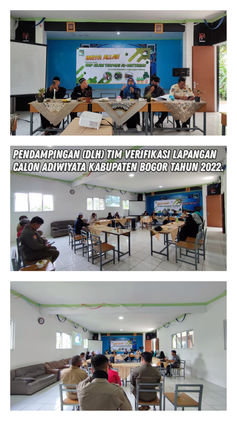 Pendampingan Tim Verifikasi Lapangan Calon Adiwiyata Kabupaten Bogor Tahun 2022