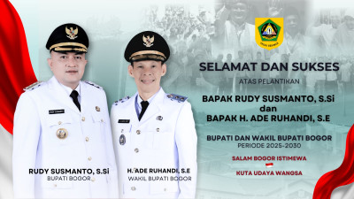 PELANTIKAN BUPATI DAN WAKIL BUPATI BOGOR PERIODE 2025 - 2030